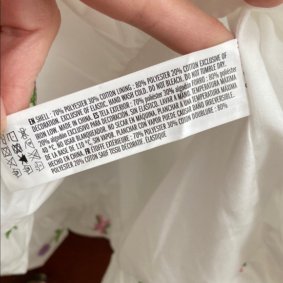 English Factory White Puff Sleeve Dress - Picture 3 of 12